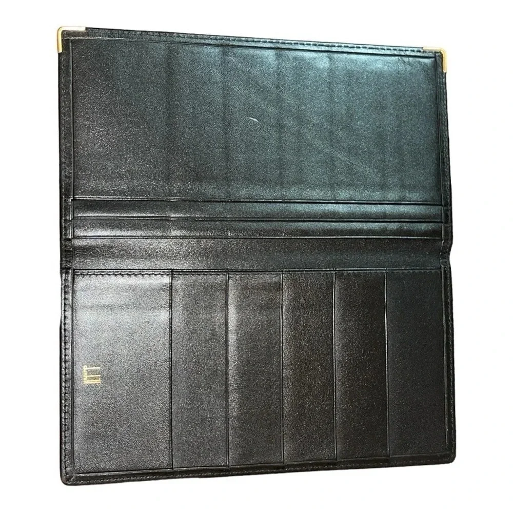 Dunhill VERTICAL Long Bifold Leather Wallet